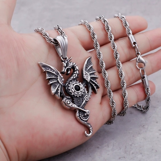 Подвеска KOREAN SILVER нержавеющая сталь, без вставок
