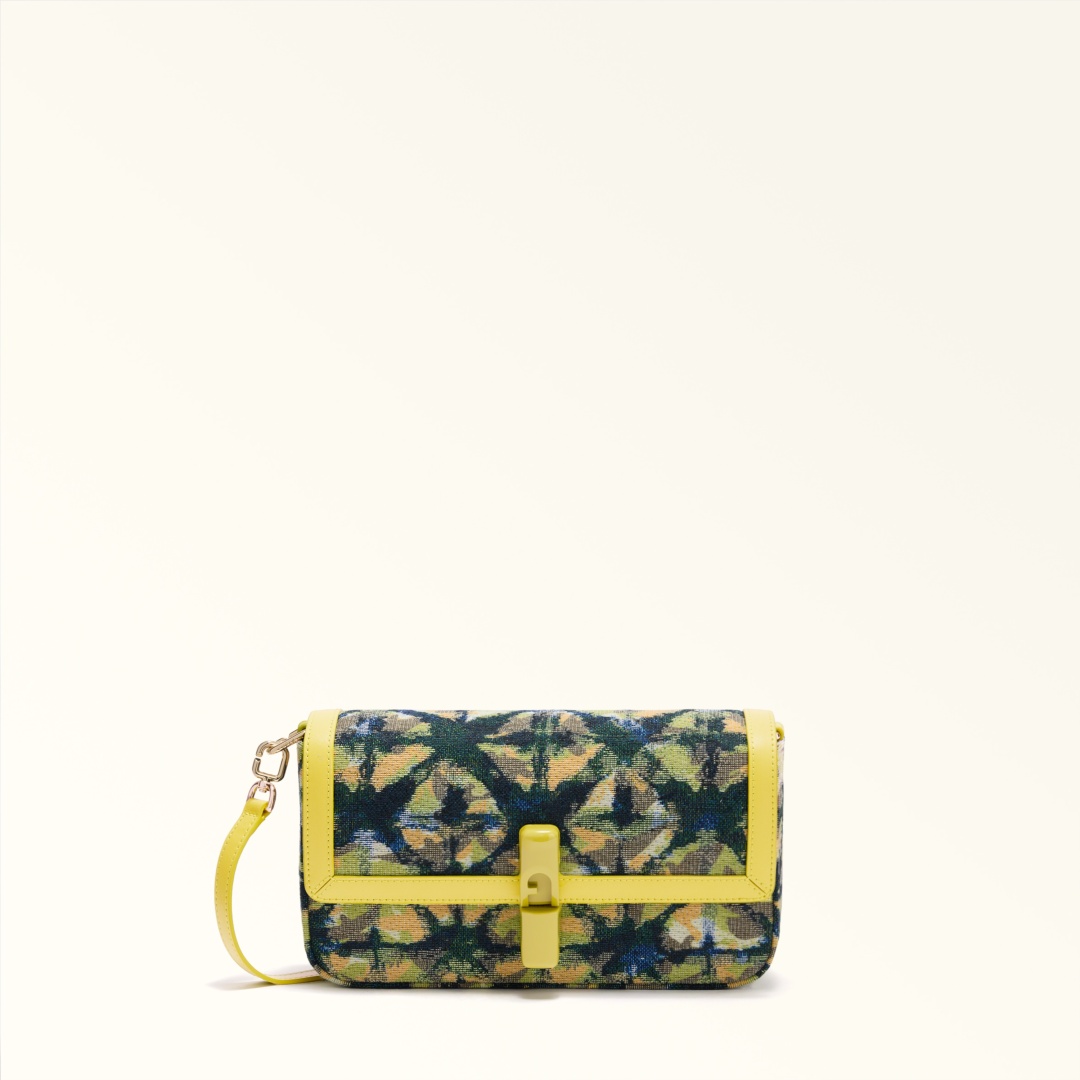 Сумка кросс-боди FURLA натуральная кожа, жаккард мультиколор