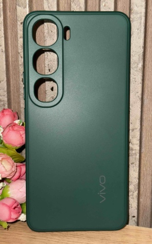 Чехол Nati.aks для Vivo V40 Lite темно-зеленый