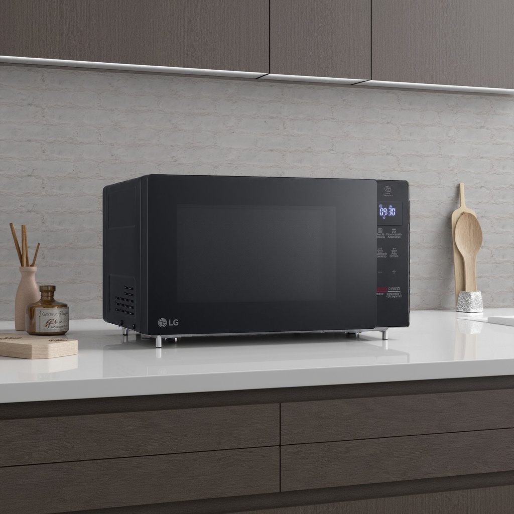 Микроволновая печь LG MS2032GAS черный