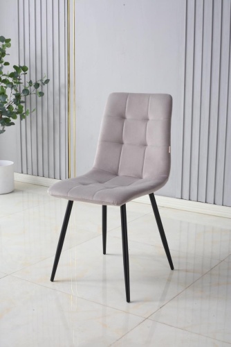 Стул ModiHome 6970, 89x47x45 см, серый, черный 1 шт.