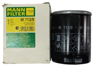 MANN-FILTER масляный фильтр W713/9