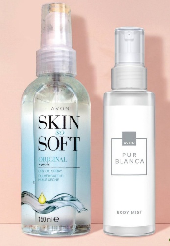 Avon Парфюмированный спрей Pur Blanca для тела и сухое масло-спрей набор для тела для женщин