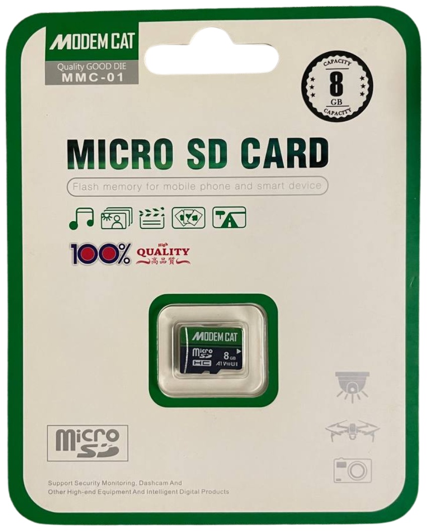 Карта памяти MODEM CAT microSD MMC018GB 8 Гб