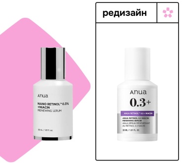 Anua сыворотка Nano Retinol 0.3% + Niacin Renewing Serum для лица 30 мл