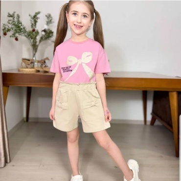 Комплект Kocak kids бежевый, розовый