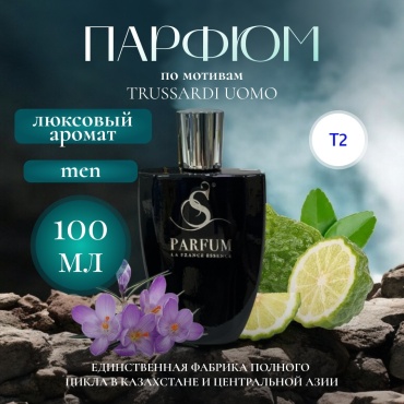 S Parfum & Cosmetics "Dives" T-2 TRUSSARDI UOMO мужской парфюм парфюмерная вода EDP 100 мл, для мужчин