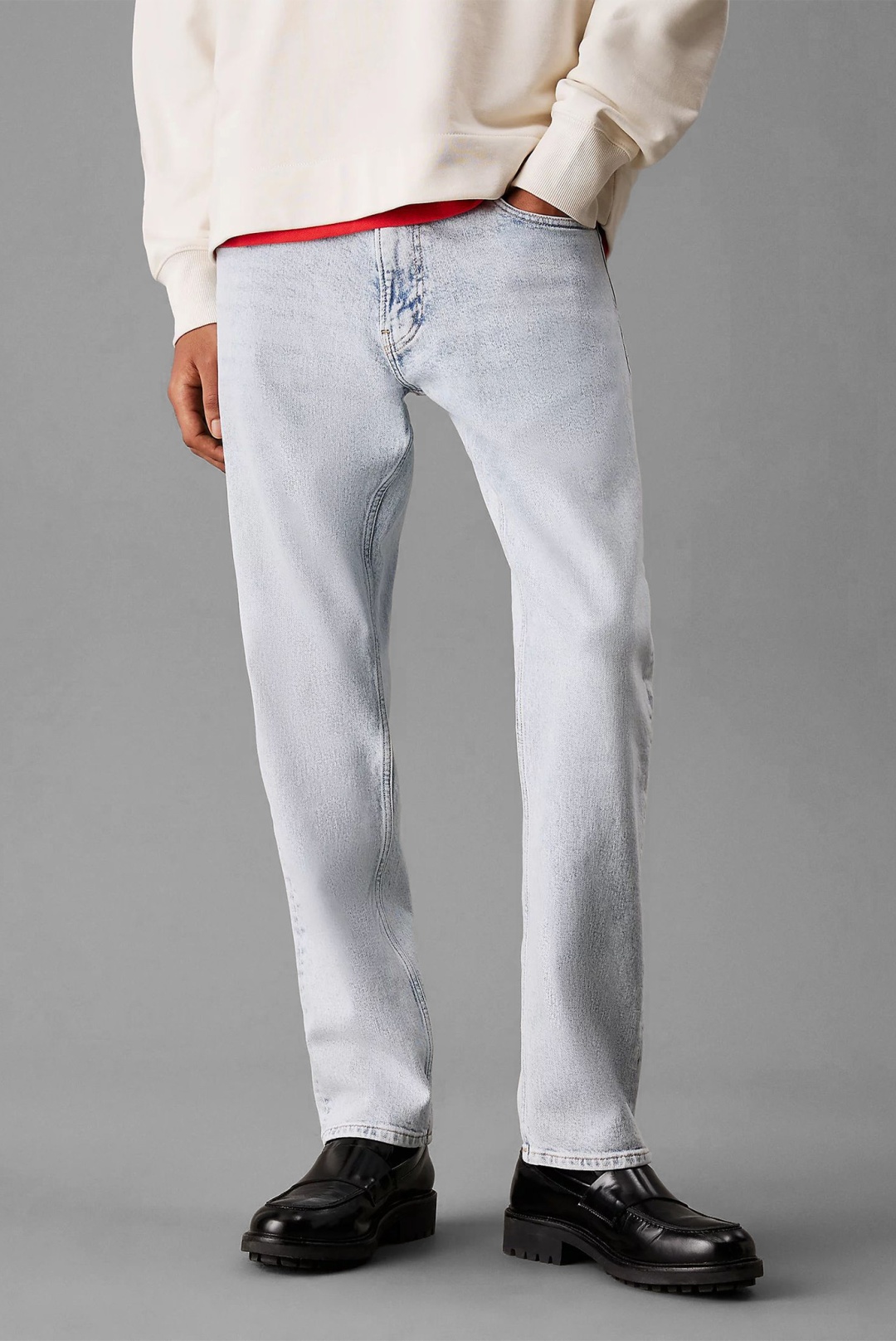 Джинсы прямые Calvin Klein Jeans синий