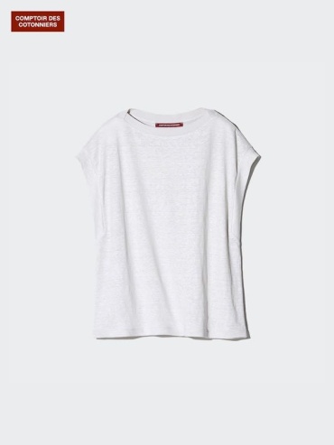 Футболка Uniqlo светло-серый