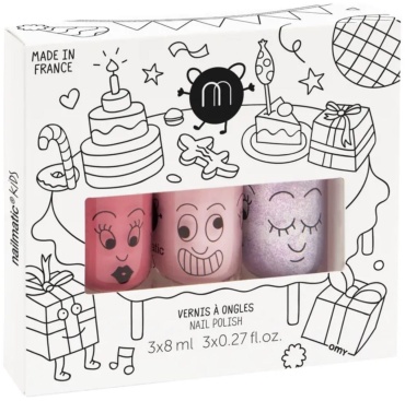 Nailmatic Kids Party лак для ногтей, набор 3+ 24 мл
