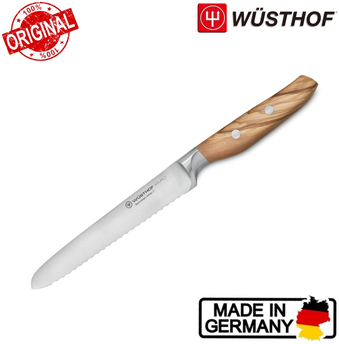 Для хлеба WUSTHOF Amici Serrated Utility , лезвие: углеродистая сталь 1 шт