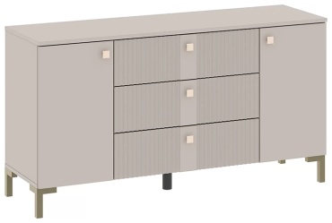Комод ZETA Triumf (Меланж), 133x40.1x71.4 см, бежевый