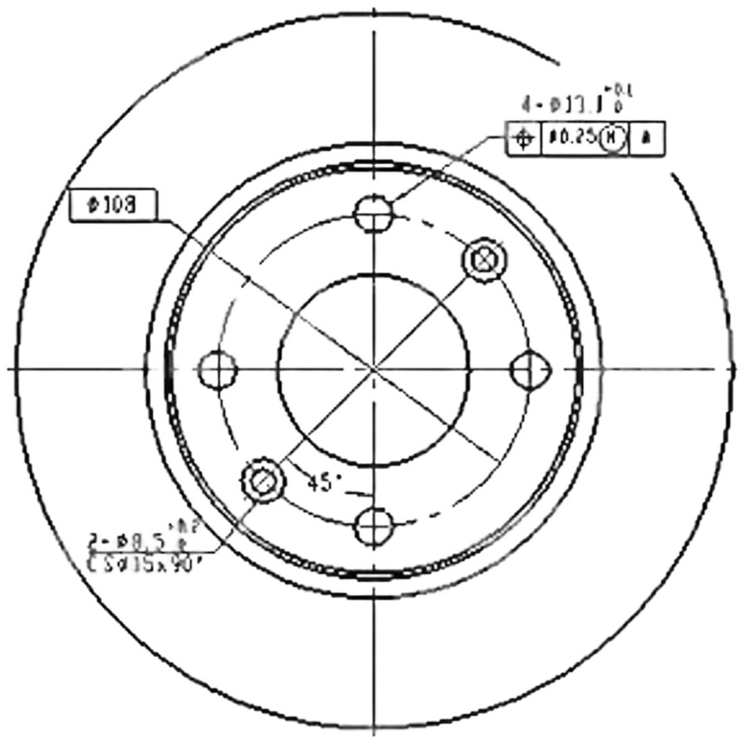 Диски PATRON передние PBD2815