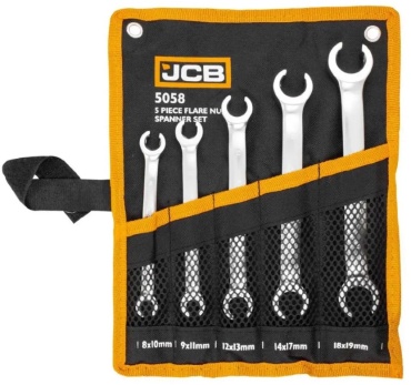 JCB набор ключей разрезной 10-14 мм 5058(P), 5 шт