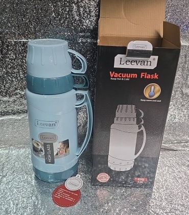 Классический термос Leevan 699 1 л бирюзовый