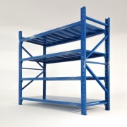 Стеллаж напольный Office Stan RackBlueBig, 200x60x200 см, синий