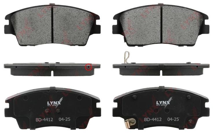 Колодки LYNXauto BD4412