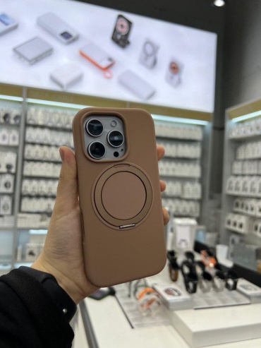 Чехол X-LEVEL для Apple iPhone 16 Pro Max коричневый
