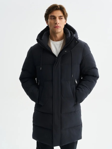 Пуховик Urban fashion for men темно-синий