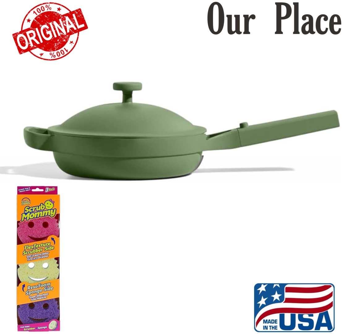 Сковорода порционная OUR PLACE USA Mini Always Sage 21 см с антипригарным покрытием, алюминий