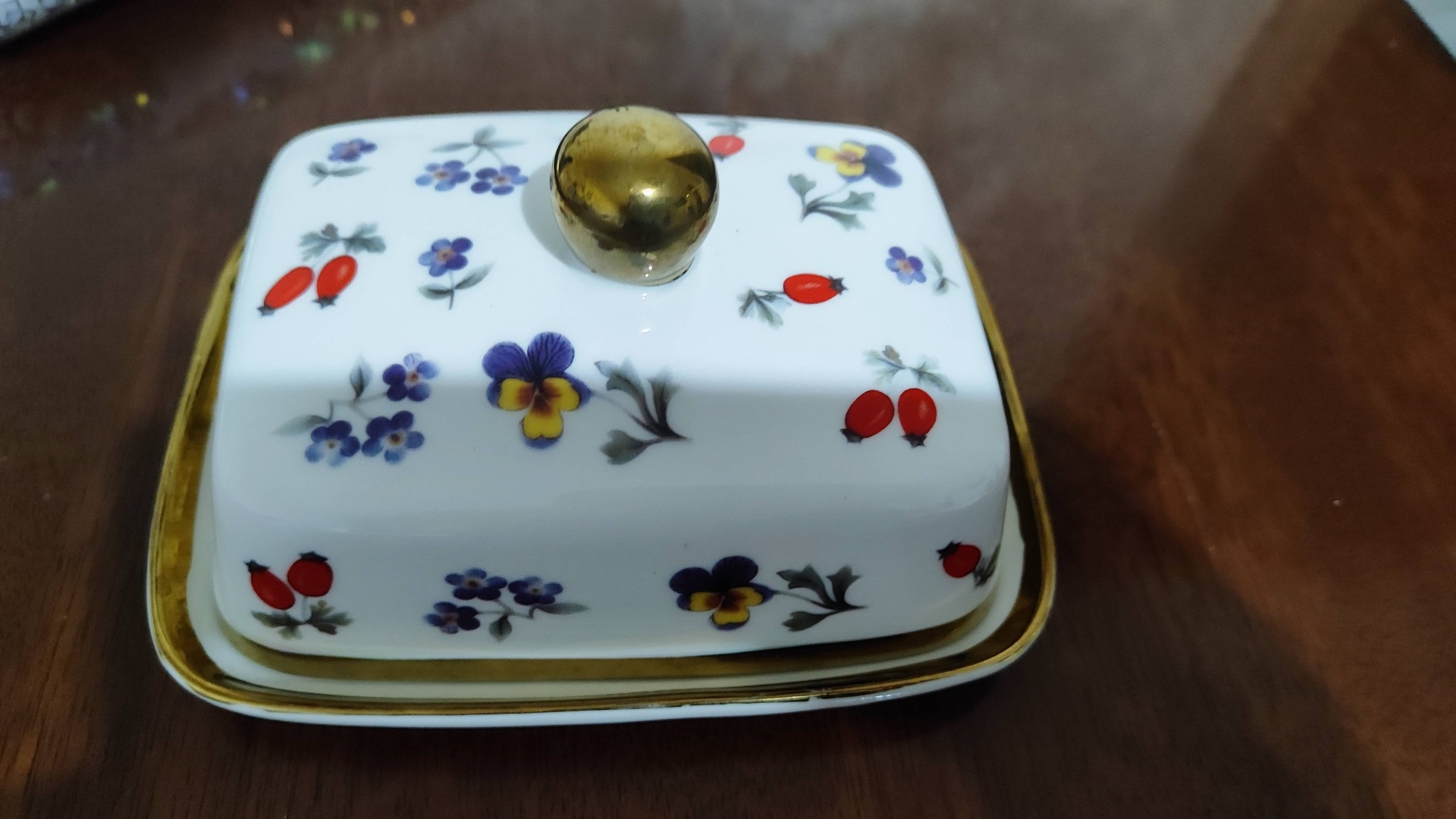 Масленка 30450521_805419527 квадратная 1 шт, керамика