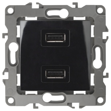 ЭРА встраиваемая 12-4110-06, USB-розетка,