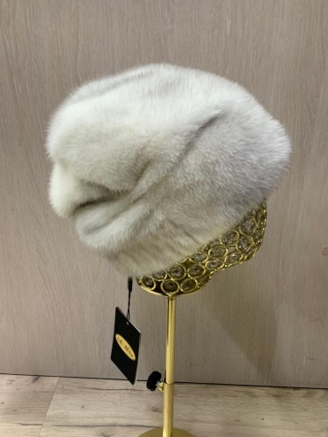 Шапка SemiFur размер 56, 57, 58, 59, белый
