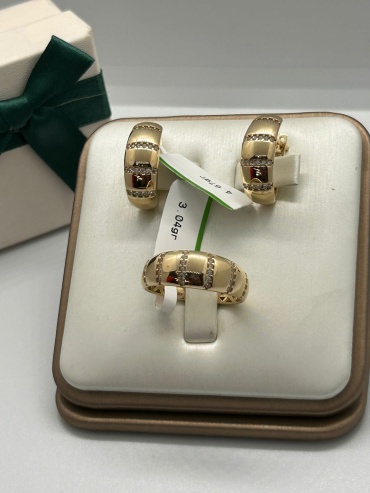 Sandu gold 8536251 вес 7.71 г золото, фианит