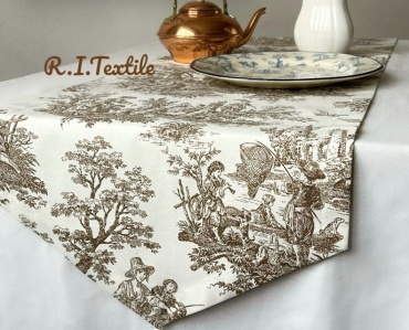 Дорожка на стол R.I.Textile 240x40 см, полиэстер, хлопок, дак, 1 шт