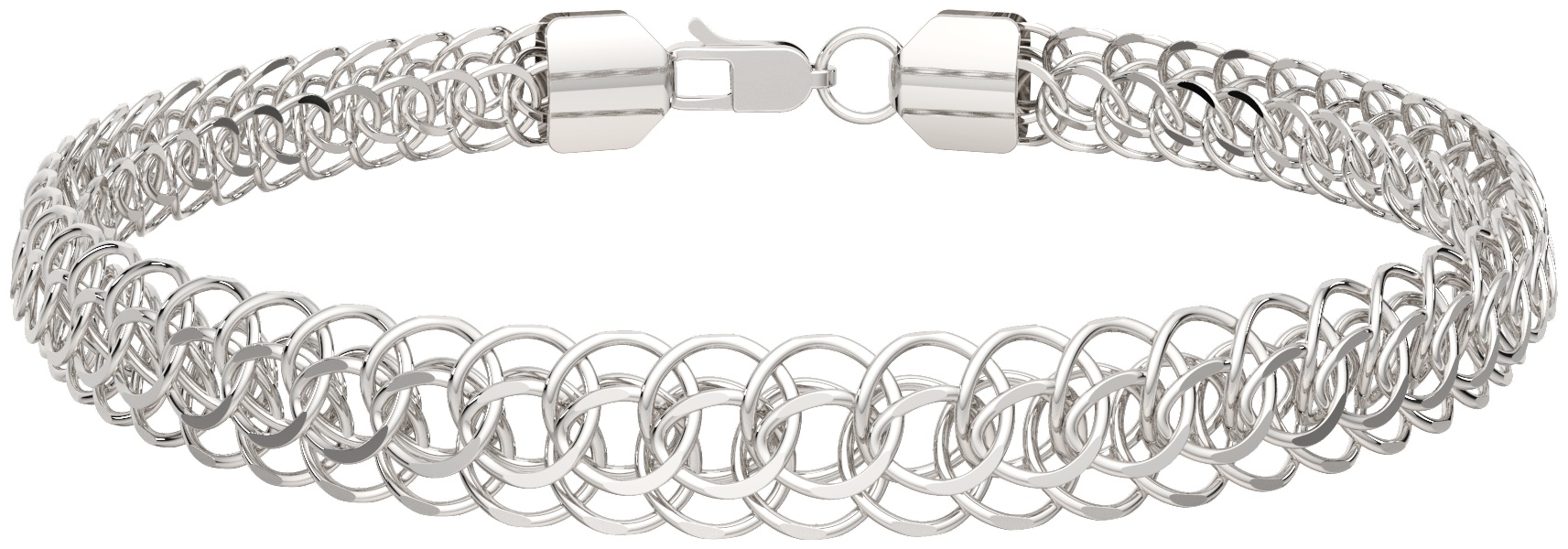 Lucente Silver ZO-0620802_23 длина 23 см, вес 14.6 г серебро, плетение фантазийное