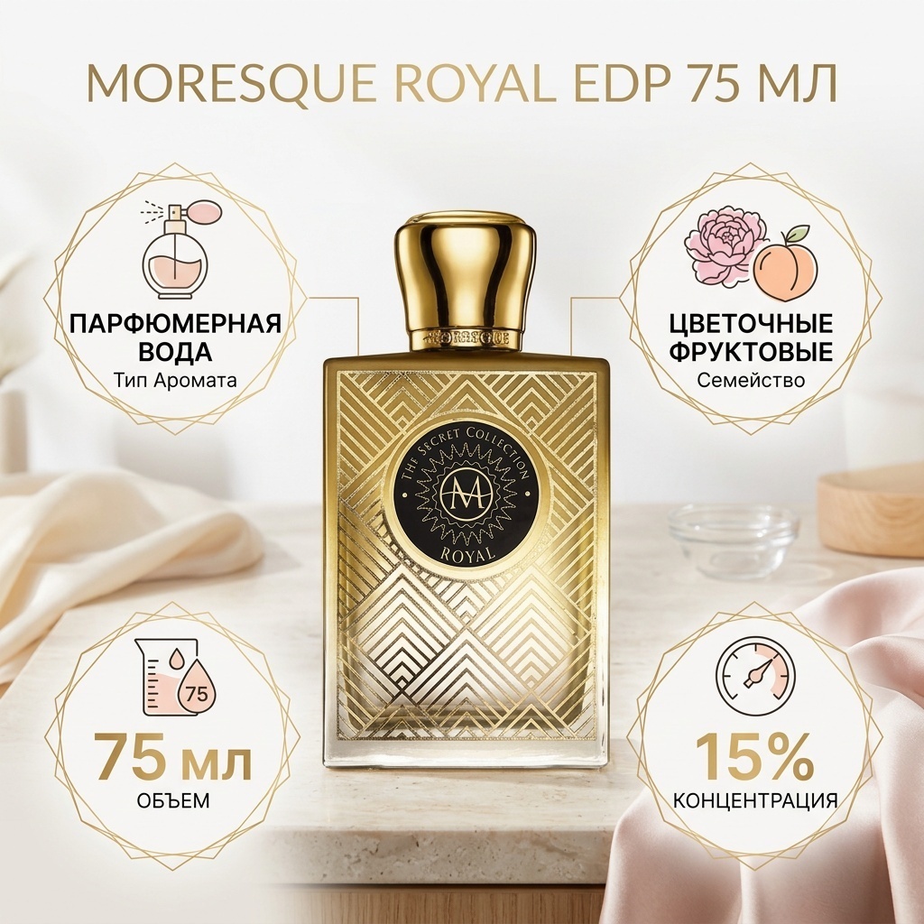 MORESQUE Royal парфюмерная вода EDP 75 мл