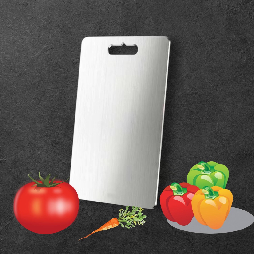 Kitchen разделочная доска D-029 1 шт, нержавеющая сталь
