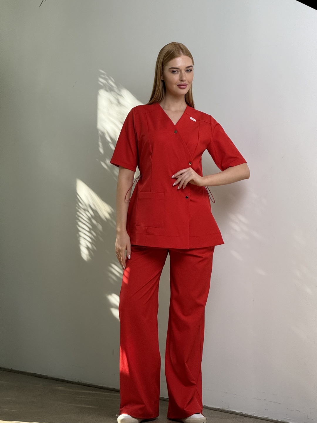 Спецодежда для женщин Qazaq Doctors красный