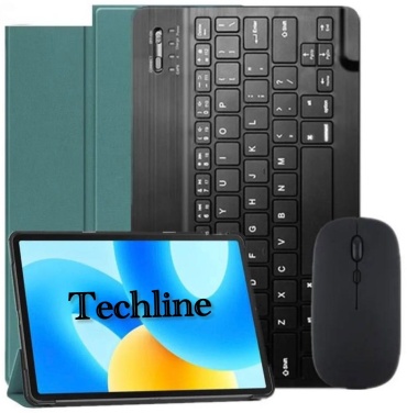 Чехол Techline для Apple iPad Air 11 (2025), iPad Air 11 (2024) 10.9 дюйм зеленый