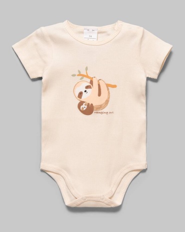 Боди Baby Go бежевый