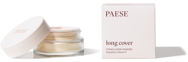 Пудра Paese Фиксирующая рассыпчатая пудра LONG COVER рассыпчатая LIGHT BEIGE бежевый
