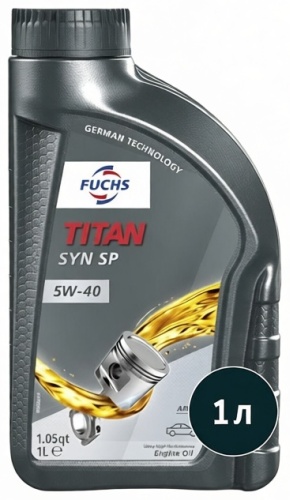 Синтетическое FUCHS TITAN SYN SP 5W-40 1 л