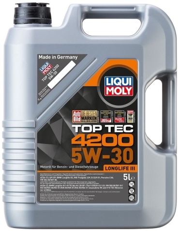 Полусинтетическое LIQI MOLI 5W-30 5 л