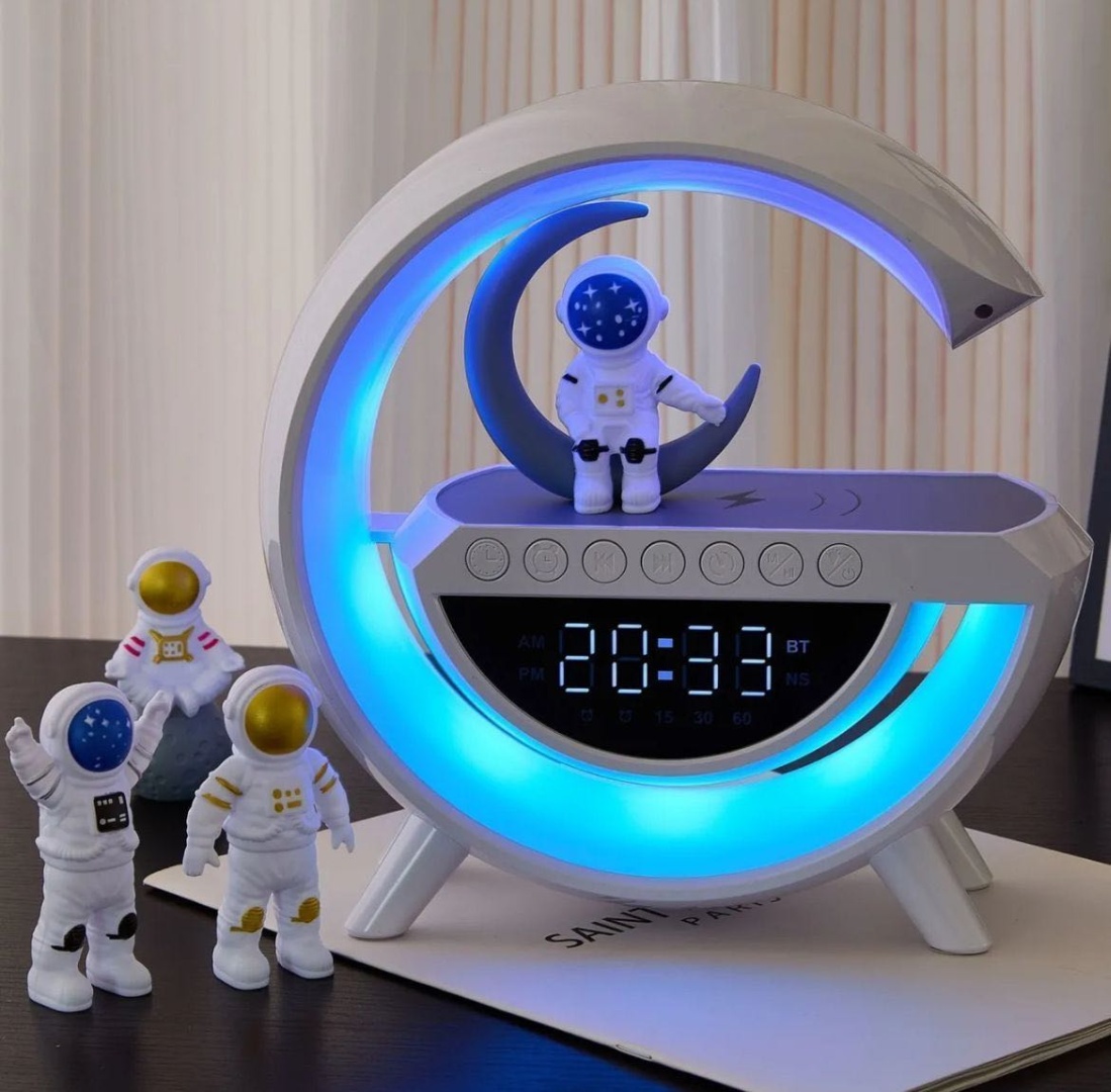Ночник детский настольный умный ночник 5-в-1, голубой