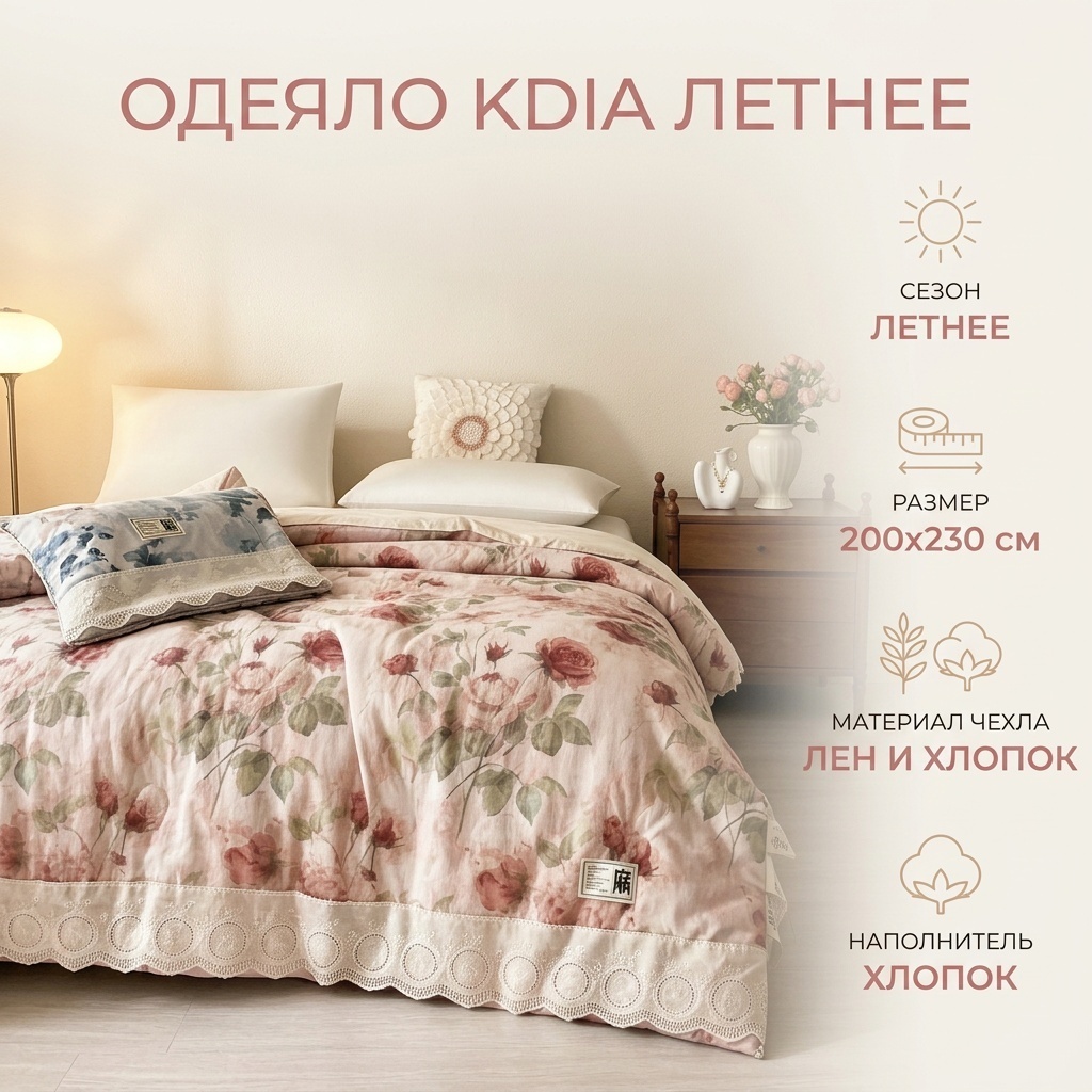 Одеяло Kdia 556825 200x230 летнее