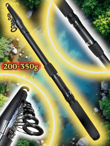 TAIFUN Удочка Taifun 4,5м, тест 200–350 г, телескопическая, для тяжёлой рыбалки болонское 4.5 м