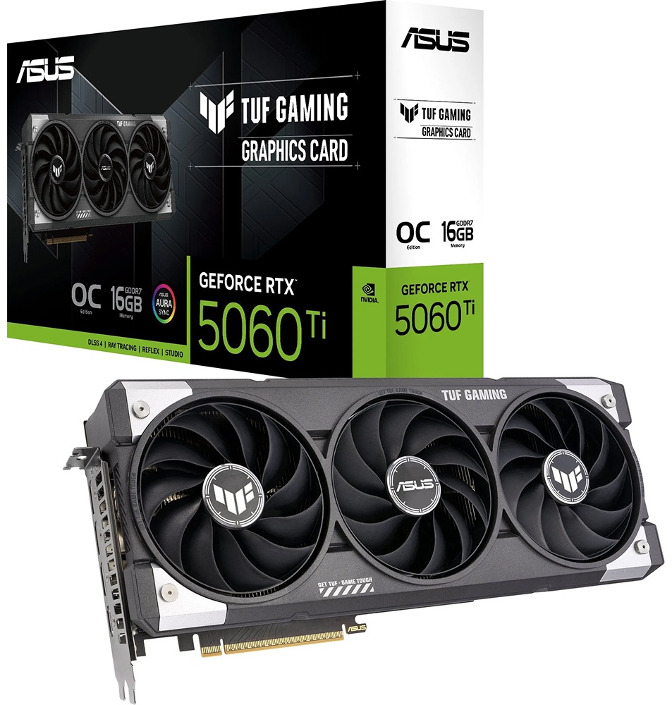 Видеокарта ASUS Asus GeForce RTX 5060 Ti TUF GAMING 16GB 16 Гб