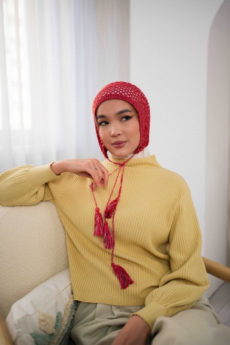 Капор AISHA DUKEN размер 57, красный