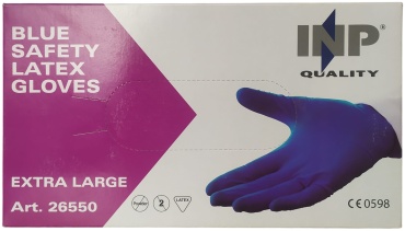 INP перчатки 25пар 26550 синий 50 шт