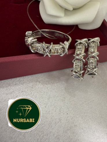 NURSABI 9213789 вес 8 г золото, бриллиант