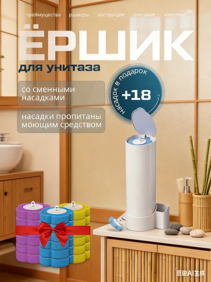 Ершик 626539886, пластик