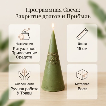 Программная свеча Закрытие долгов и Прибыль
