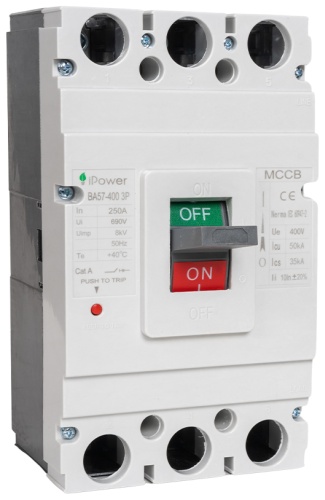 IPower автоматический выключатель 3P 250 A, 65 кА, 400 В