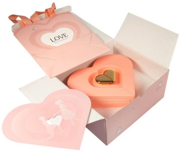 Футляр для украшений Love shop 1 шт, 16х14.5х5 см