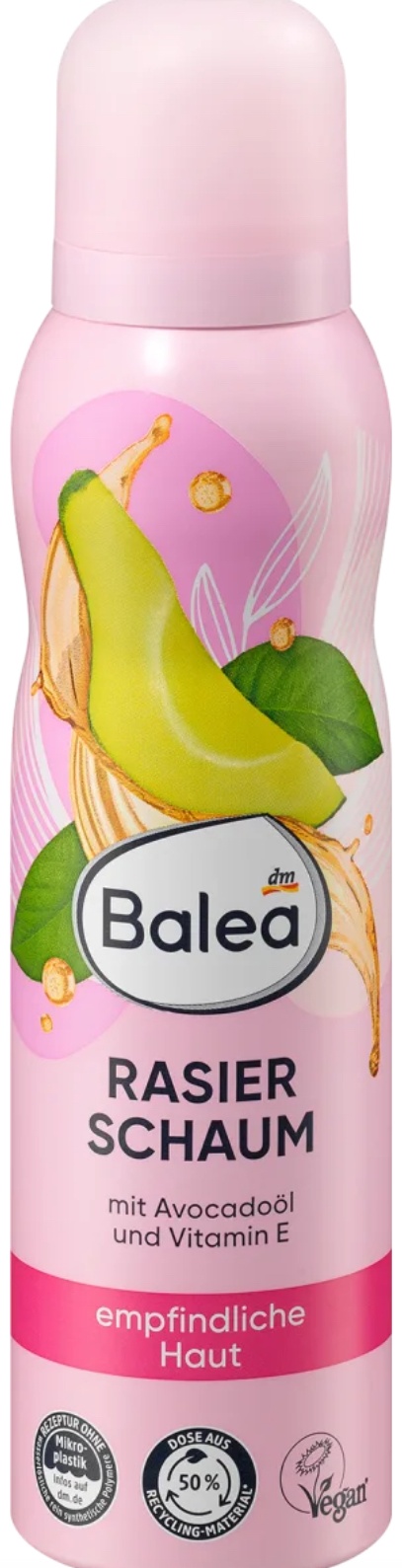 Balea AVOCADO для Чувствительной кожи пена для бритья 150 мл